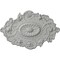 Ekena Millwork Strasbourg Ceiling Medallion, Hand-Painted Frost, 30 1/2"W x 20"H x 1 1/2"P CM30SGFRF - alternate 1